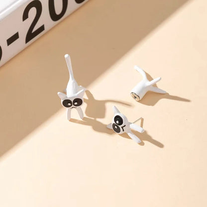 Cute Kitten Creative Simple Zinc Alloy Earrings