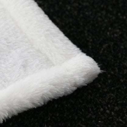 Black Cat Flannel Fleece Throw Blanket